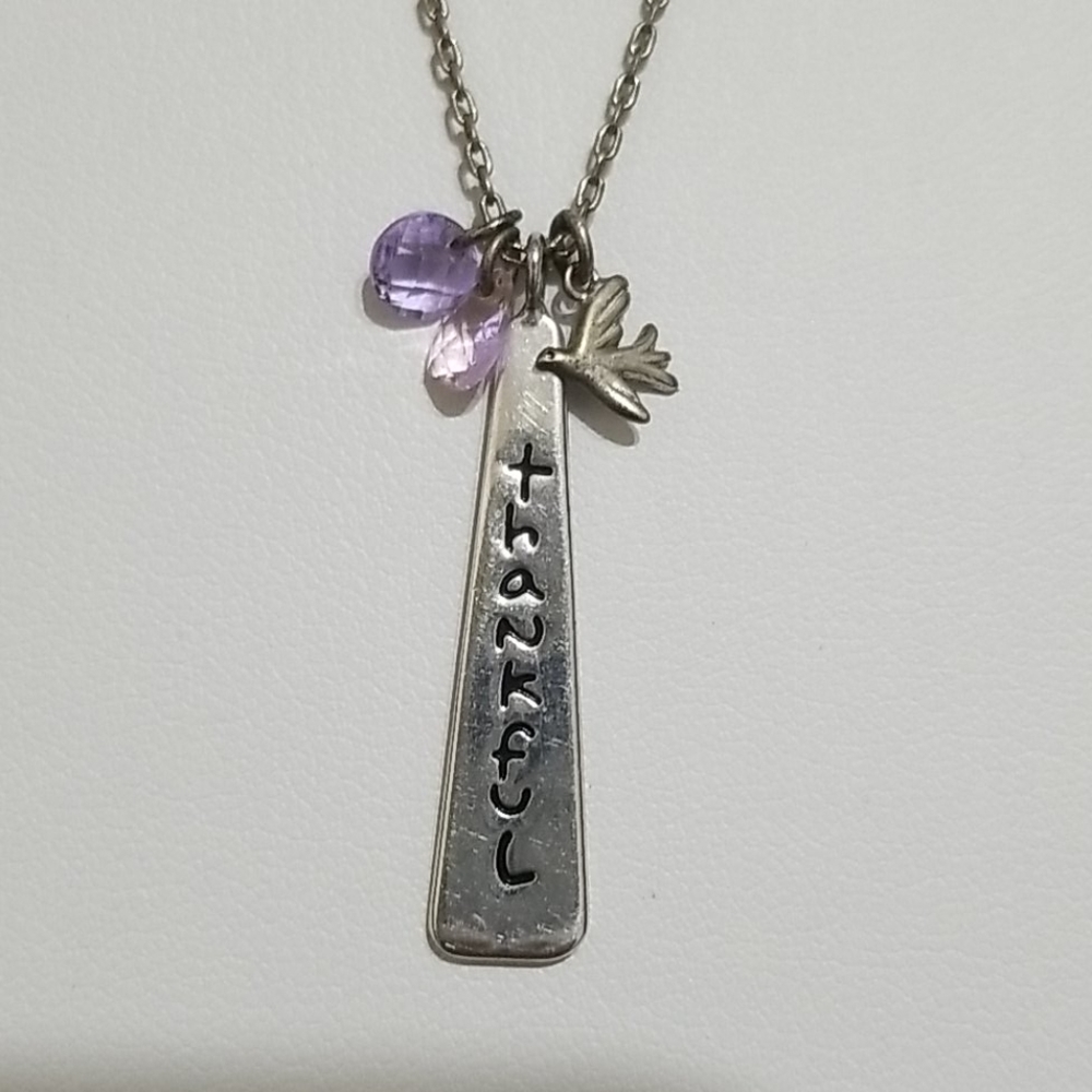 Thankful Scatter Joy Charm Necklace